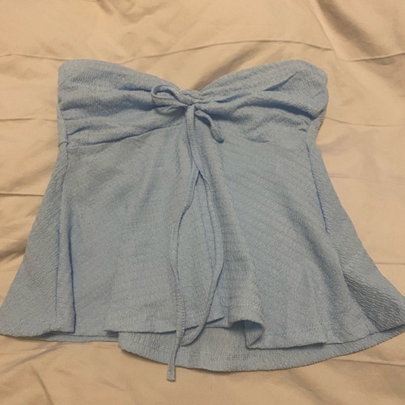 SHEIN Blue Tube Top - Picture 2 of 4